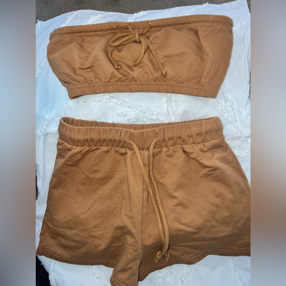 Worn once summer matching short set